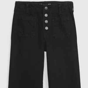 Kids High Stride Wide-Leg Ankle Jeans